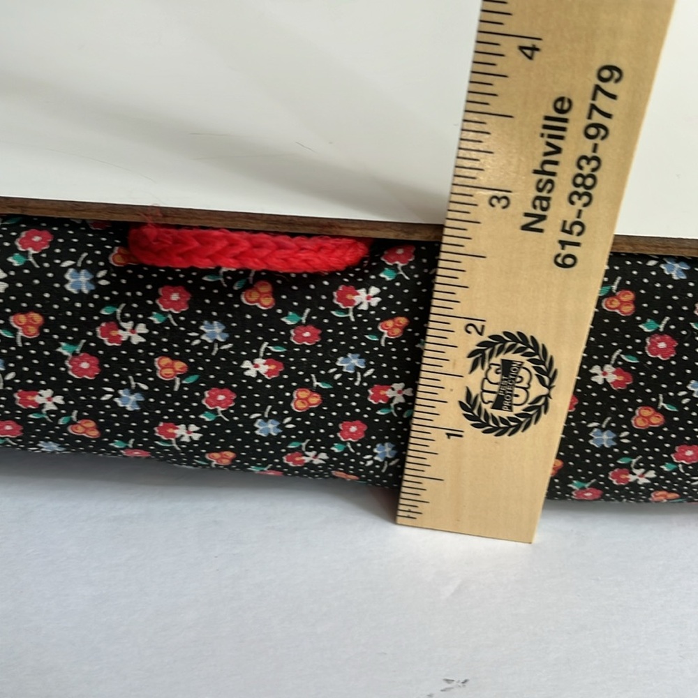 Vintage Lap Desk Calico Print Travel Desk Bed Desk - Picture 7 of 8